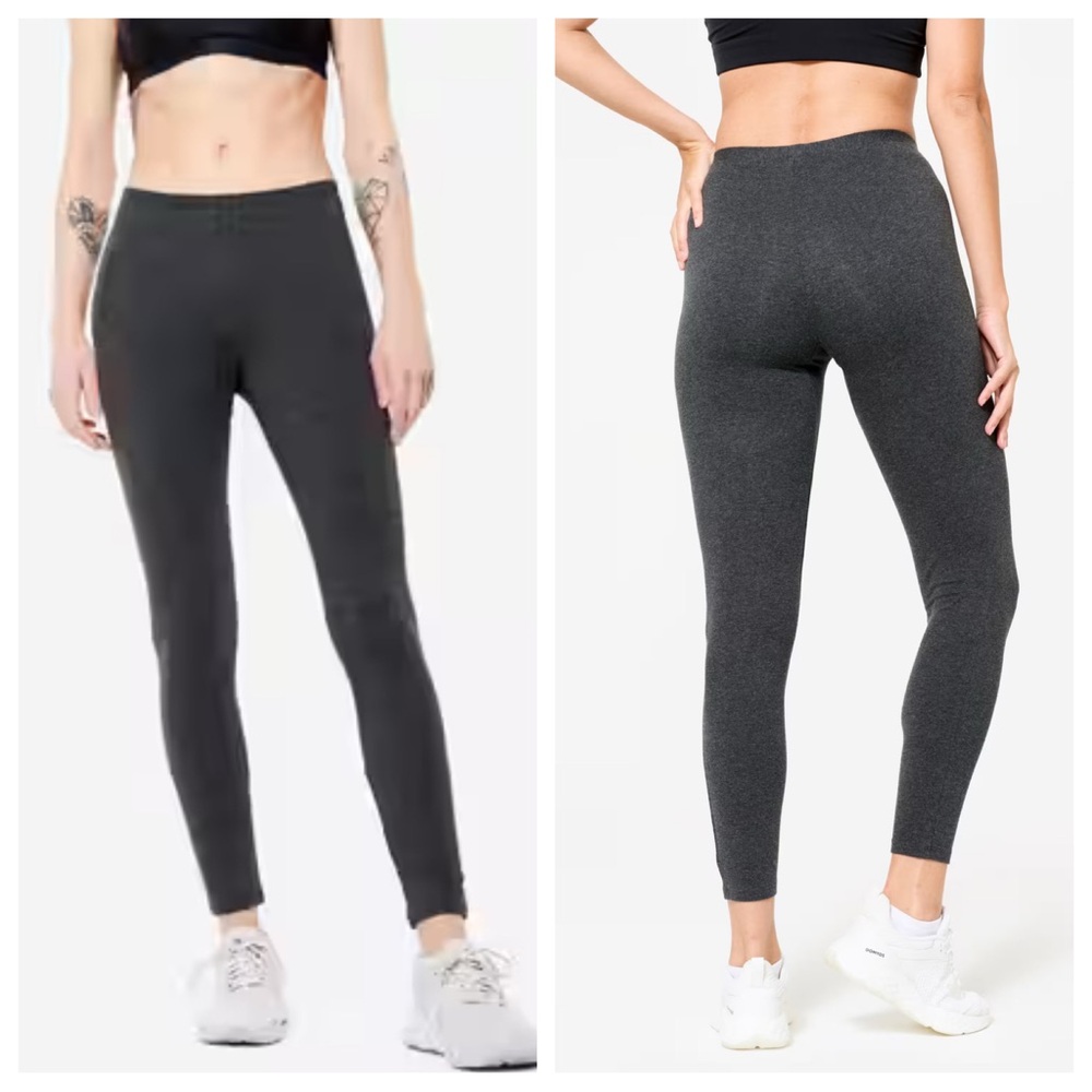 KYODAN Women's Leggings in Dark Heather Gray Size LARGE